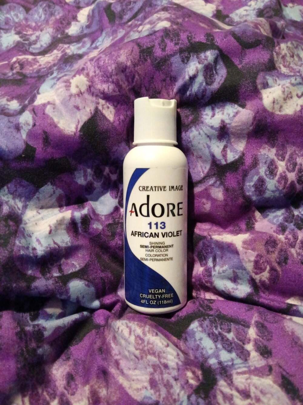 ADORE Semi Permanent Hair Color - African Voilet, 4 fl.oz